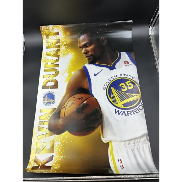 2017 Kevin Durant Golden State Warriors Poster (34” x 22 1/2”) - Picture 1 of 3